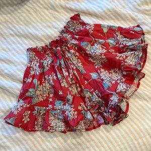Montce vintage floral boho shorts